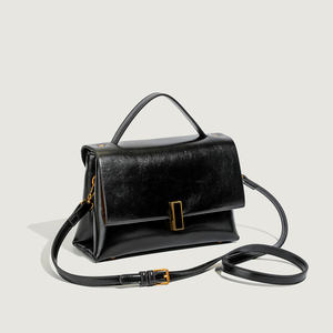 Sac à main pour femme de haute qualité, style rétro, fermeture rotative, en cuir PU, sac à bandoulière tendance, sac bandoulière - Product Image 4