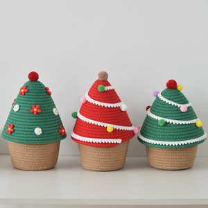 Factory Hot Sale <b>Storage</b> <b>Baskets</b> Woven Cotton Rope <b>Basket</b> Organizing Home Decoration - Product Image 1