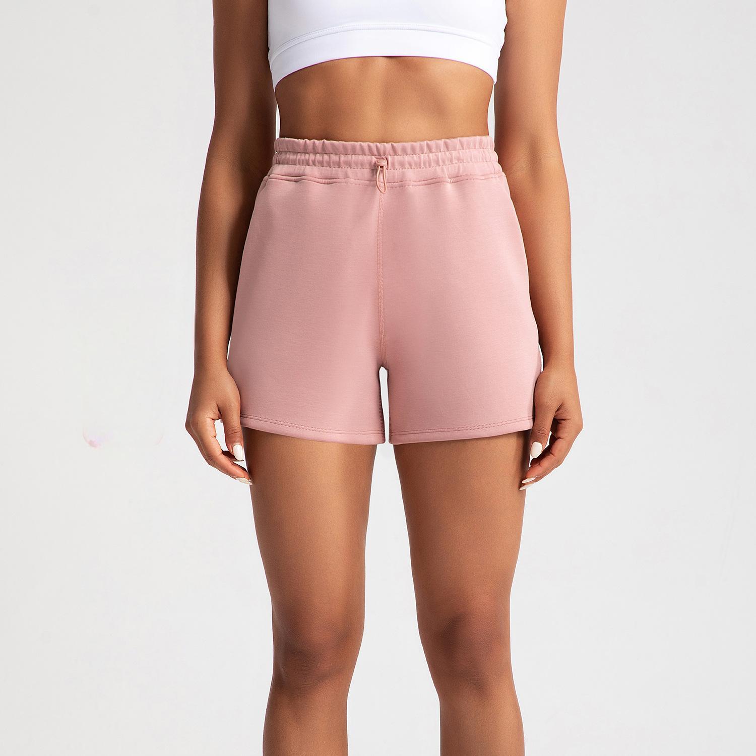 High-Waist Activewear Shorts (LJ-DK117): closure, strap or waistband adjustment reference