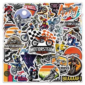 สติกเกอร์ตกแต่งลายการ์ตูนเท่ๆ คุณภาพสูง 50 ชิ้น สำหรับตกแต่งโน้ตบุ๊ก แก้วน้ำ และอื่นๆ - Product Image 1