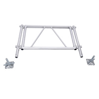 Scène en aluminium assemblable 3,66x4,88 m avec hauteur réglable pour événements, concerts, mariages, fêtes, plateforme de scène 1,22x2,44 m