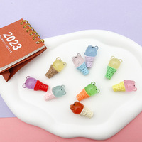 Breloques en résine lumineuse, accessoires pour poupées, matériel pour épingles à cheveux en colle crème DIY, bijoux, chaussures, gobelets à eau, breloques de dessin animé chien lapin, pendentif