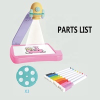 Tablette de dessin interactive électronique Baohan pour enfants, utilisation sur bureau, surface en plastique effaçable, jouet artistique unisexe pour enfants