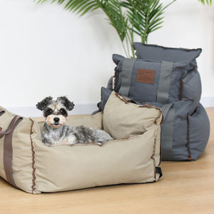 Neues verbessertes tragbares Hunde bett Dickes pp Baumwolle Langlebiges weiches Rechteck Haustier Schlaf bett Haustier Hunde bett Langlebiges pp Baumwoll bett - Product Image 1