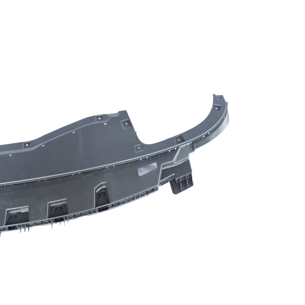 New Condition Black Front Bumper Spoiler Screw-On Accessory for ID.4 X Electric Vehicles 2020-2024 Oil Parts Image 3