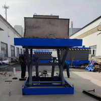 Nouvel élévateur vertical hydraulique avec plateforme tournante, capacité de charge de 2 tonnes, protection IP65 pour usage commercial