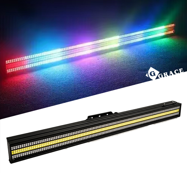 Igracelite 720pcs Color Led Strip Strobe Light DJ Strobe Flash Wall Washer Long Strip Stage Lighting