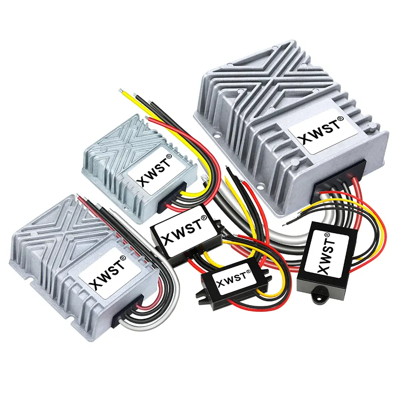 DC 30-60v ke 12V dc konverter step down 36v 48V sampai 12V modul buck transformator dc 1-100A catu daya tahan air dengan CE