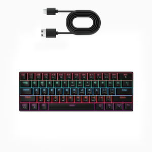 Clavier de jeu rétroéclairé RVB, nouveau clavier lumineux coloré pour ordinateur de bureau et ordinateur portable Windows Mac Android <span class=keywords><strong>Linux</strong></span> PC - Product Image 6