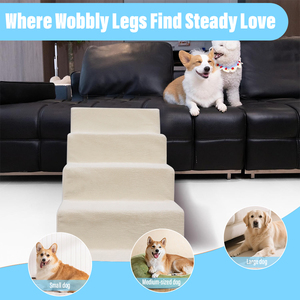 Qualità Premium solido a 5 gradini <span class=keywords><strong>per</strong></span> cani ecologici lavabili antiscivolo di dimensioni personalizzate di lusso moderno <span class=keywords><strong>per</strong></span> animali domestici - Product Image 6