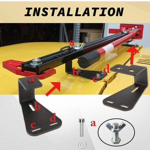 Soporte de montaje para capó JK de acero para instalación de portaequipajes en Jeep - Product Image 5