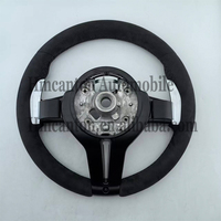 Volant de voiture en microsuède LED de qualité supérieure pour BMW Série 3, Série 5, M3, M5, M6, F10, F20, F30, F90