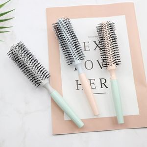 Peigne à roulettes rond, peignes à cheveux, brosse volumisante, brosse à cheveux pour boucler, forme spéciale en forme de fleur de poire, massage droit, hommes et coiffure - Product Image 4