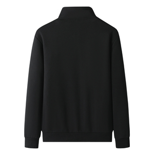 2026 High Quality Eco-Friendly Worsted Fabric Jacket 250g-300g <b>Weight</b> <b>Stand</b> Collar Zipper Closure Casual Style Men - Product Image 3