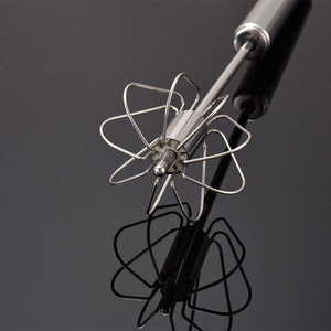 خفاقة بيض شبه أوتوماتيكية من الفولاذ المقاوم للصدأ 201، خلاط يدوي ذاتي الدوران، أدوات مطبخ لتحريك البيض - Product Image 3