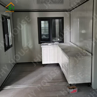 Petite Maison Préfabriquée de Luxe Nouveau Style Conteneur Extensible Living Home Villa avec 2 Chambres Construction en Acier Populaire