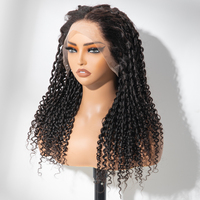 Wig Rambut Manusia Grosir Wig Lace Front untuk Rambut Keriting Warna Alami Lace Transparan Tanpa Lem Vendor Langsung Wanita