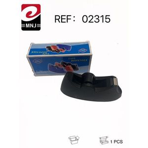 Tape Dispenser Black Desktop Office Use 1 Pcs Ref 02315 Mnj - Product Image 3