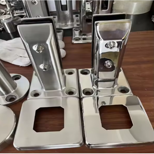 304 ו 316 נירוסטה מרובע זכוכית מרובעים קיר סנדוויץ 'קיר משמשים התקנת מעקות וקירות מדרגות - Product Image 3