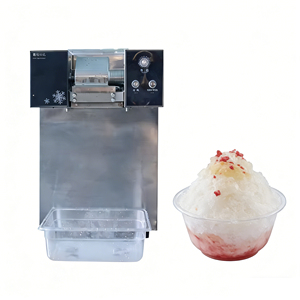 Máquina de hielo raspado tipo copo de nieve con compresor de alta resistencia para tiendas de bebidas, bares de jugos, centros comerciales, de gran capacidad y producción continua. - Product Image 3