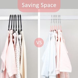 Paquete de 50 Perchas de Terciopelo para Bebés, Antideslizantes, Ahorran Espacio, Multifuncionales, para Ropa, Abrigos, Faldas y Trajes - Product Image 3