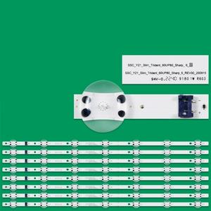 Tiras LED de Retroiluminación para TV HX-NO.2164 SSC-Y21-SLIM-TRDENT-60UP80-SHARP-6-REV00-200915, para Televisores de 60 Pulgadas, 684 mm - Product Image 1