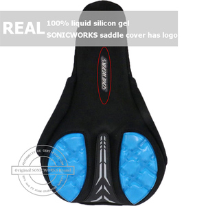RIDERACE-Funda para SILLÍN <span class=keywords><strong>de</strong></span> bicicleta, <span class=keywords><strong>gel</strong></span> <span class=keywords><strong>de</strong></span> silicona líquida, cómoda alfombrilla para asiento <span class=keywords><strong>de</strong></span> bicicleta, cojín suave y transpirable para bicicleta <span class=keywords><strong>de</strong></span> montaña y carretera - Product Image 3