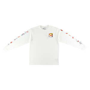 T-shirt à manches longues pour homme, motif original, blanc, tricoté |   100% authentique, fabriqué au Vietnam, modèle MSS-DV3291 - Product Image 3
