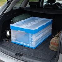 NEXARA Best-seller 600*400*280mm Caisse de rangement pliable en plastique PP Boîte solide pour entrepôts