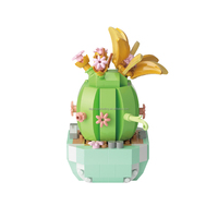 NOUVEAU Nano Blocks Plante en pot Plante succulente Mini briques Blocs de construction de dessins animés Ensembles de jouets Jouets pour enfants P1246-P1257