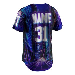 Camisetas de Béisbol de Alta Calidad, Estilo Urbano, Sublimadas, con Botones, ODM/OEM - Product Image 4