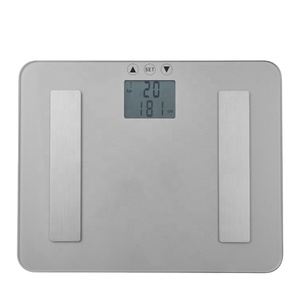 Básculas de alta precisión Báscula de grasa corporal negra Báscula electrónica de grasa corporal de pesaje inteligente de IMC digital - Product Image 1