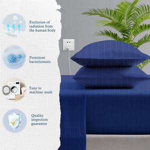 Taie d'oreiller de mise à la terre antibactérienne en coton biologique tricoté, conductrice d'argent, écologique, pour enfants et adultes, maison et hôtel - Product Image 6