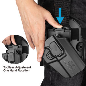Kanonbloem Niveau Ii Index Release Polymeer Op Drop Leg Platform <span class=keywords><strong>360</strong></span> Graden Rotatie Snel Hechten En Los Van De <span class=keywords><strong>Holster</strong></span> - Product Image 2