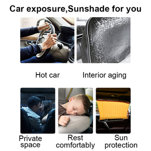 Cortina Magnética para Ventanas <span class=keywords><strong>de</strong></span> Automóviles, Popular, Universal, con Protección Solar, Bloqueo Automático, Retráctil - Product Image 6