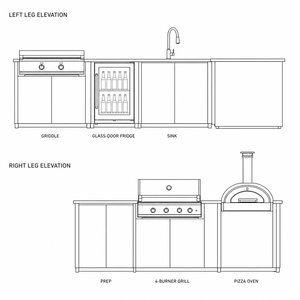 Cuisine barbecue extérieure  et station de grill <span class=keywords><strong>pour</strong></span> villas Four électrique encastré sur mesure et gril en acier inoxydable - Product Image 5