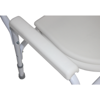 Bacs réglables pour siège de toilette, pot pour adultes, avec poêle de lit, chaise de chevet en acier, portable, pour personnes âgées