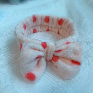 Genya Coral Velvet Sports Face Wash Diadema Mujer Cinta para el cabello Lazo Maquillaje Banda para el cabello Mujeres Diadema Carol Fleece Diadema - Product Image 2