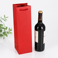 Sacs cadeaux pour bouteille de vin avec poignées en corde torsadée pour l'emballage de bouteilles de vin et les cadeaux de fêtes