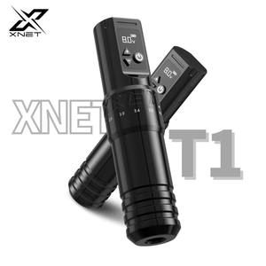 XNET T1 pena tato 2400mAh 2.0-4.2mm, mesin pena tato nirkabel Stroke dapat disesuaikan, pistol tato profesional untuk seniman pemula, seni tubuh - Product Image 1
