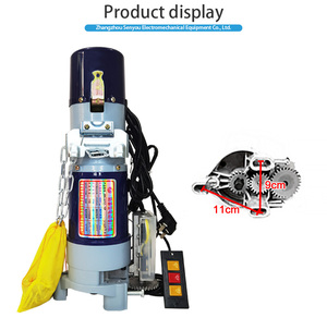 Motor de puerta de cortina externa con núcleo de cobre de 500Kg y 110V, configuración de puerta de garaje de un solo cabezal - Product Image 3