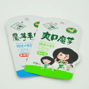 Sacchetto di imballaggio in plastica sottovuoto a prova di odore personalizzato a prova di forte tenuta all'aria per alimenti o snack tra i pasti