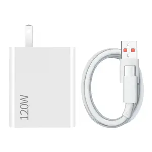 Cargador USB de alta calidad de 120W, carga rápida 3,0 para iPhone 14 13 12 Xiaomi 13 Samsung, cargador de carga rápida de pared para teléfono móvil Ada - Product Image 1