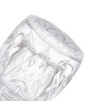 Vente en gros de flacons diffuseurs en verre transparent gaufré de 50 ml et 80 ml, vases d'aromathérapie vides avec bâtonnets en rotin