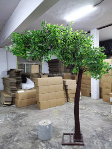 E-Arbres à feuilles <span class=keywords><strong>de</strong></span> banian artificielles décoratives pour l'extérieur grands arbres <span class=keywords><strong>de</strong></span> banian artificiels bonsaï faux plante <span class=keywords><strong>de</strong></span> ficus vert - Product Image 6