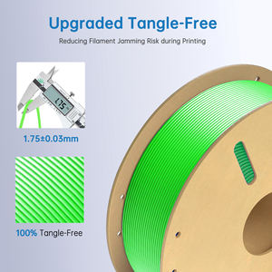 Impresión 3D VERDE SEDA 1kg 1,75mm Varillas de plástico de moldeo de color verde Alta calidad Nueva parte superior 330m Longitud 1kg Netweight - Product Image 2
