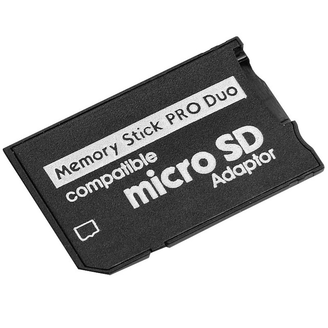 Pro TF to SD SDHC Micro Card Holder Memory Card Converter for PSP 1000 2000 Memory V6.0 Stick Adapter