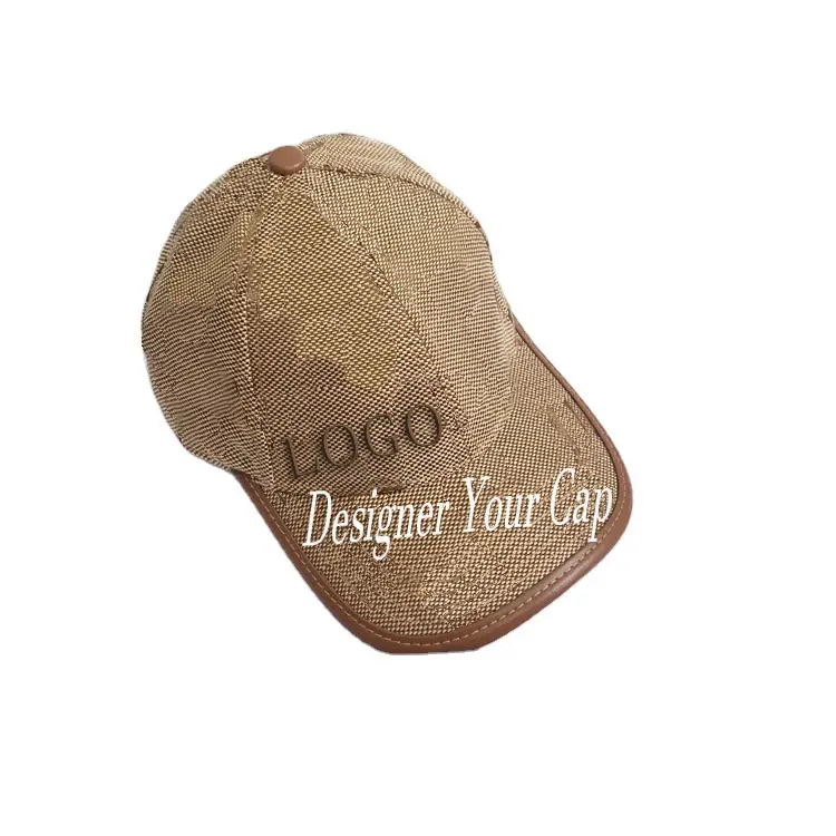 Topi Trucker desainer Khaki bisbol merek cetak huruf laris topi merek desainer uniseks Dropshipping