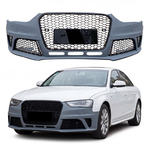 Kits de carrosserie pour Audi A4 S4, style RS4, pare-chocs avant avec calandre noire pour Audi A4 B8.5 S4 2013 2014 2015 2016 - Product Image 2