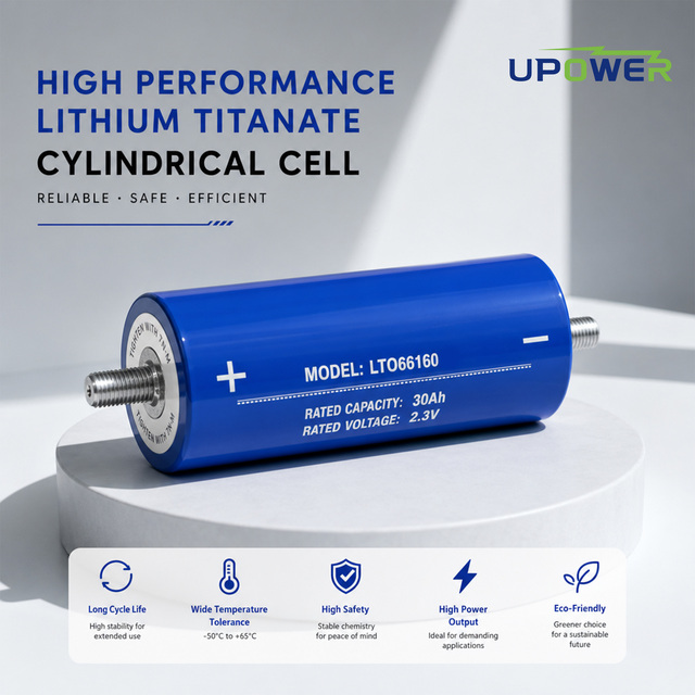 ULi 2.3V 25Ah Cylindrical Semi-Solid State Lithium Ion Battery LiMn2O4 Cathode 5000 Cycles for Electric Vehicles Power Tools
